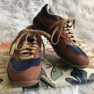 Casual Brown & Navy Women's Sneakers - Lems